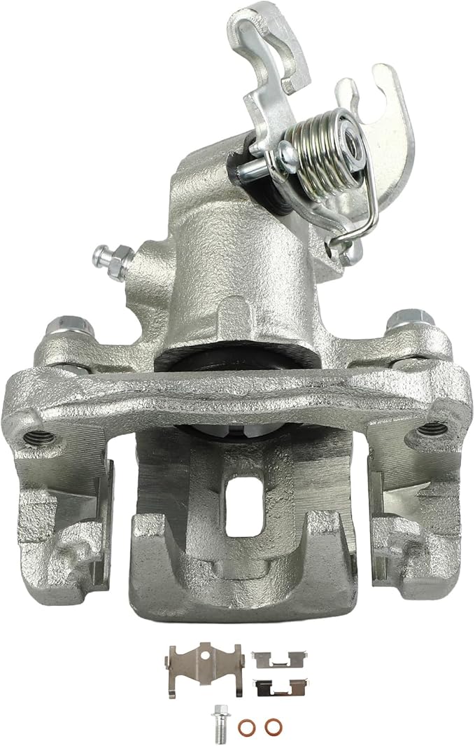 cciyu Rear Left Brake Caliper Assembly w/Bracket 19-B2854 2001 2002 2003 2004 For Hyundai For Elantra,2003 2004 For Hyundai For Tiburon,2004 2005 For Kia For Spectra,2005 For Kia For Spectra5