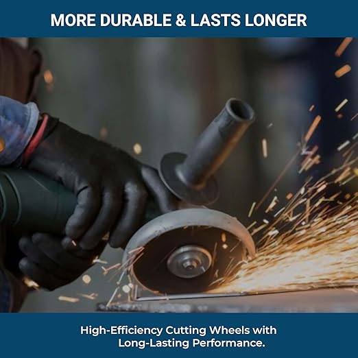 Benchmark Abrasives Grinder Cut Off Wheels 4 1/2 Inch Aluminum Oxide Thin Type 1 Angle Grinder Cutting Disc for Metal, Stainless Steel - with 7/8" Arbor Hole, Fast Grinder Cutting Wheel - 24000 Count