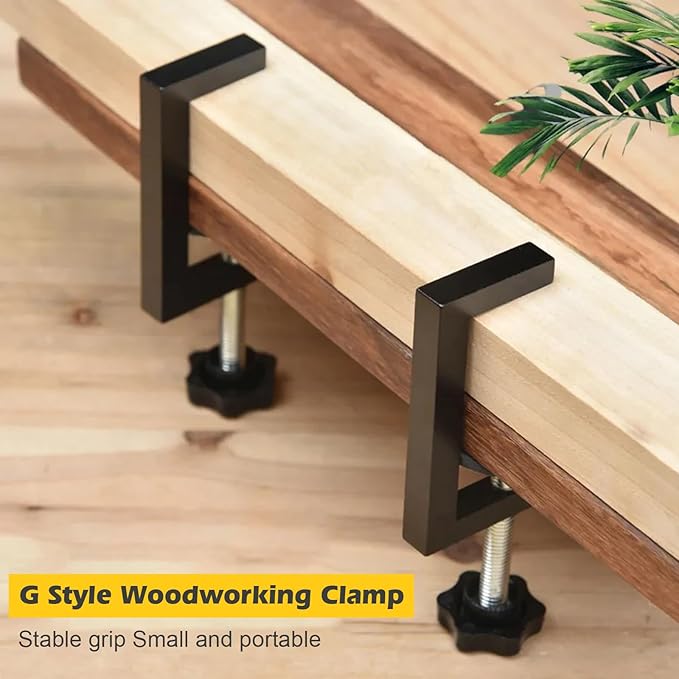 10-57mm Reversed Woodworking Clamp C-Clamp Heavy Duty Metal Clamps Portable For Wood Plastic Cutting Drilling Woodworking Tool (4)