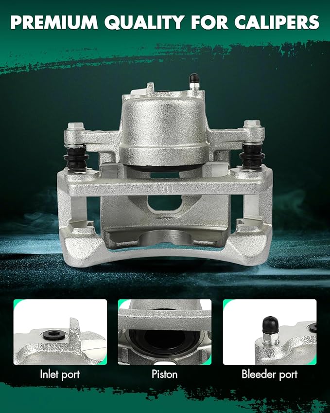 SCITOO Front Right Brake Caliper With Bracket 18B4844 Compatible For Jeep Liberty 2002-2007