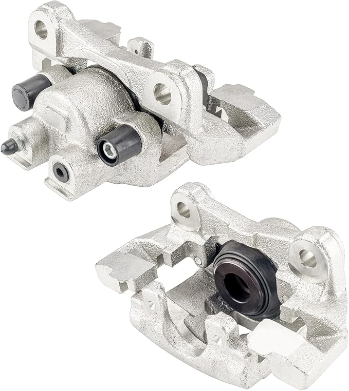 Torchbeam 2PCS Rear Driver and Passenger Side Brake Caliper for Jeep for 1999-2004 Grand Cherokee Disc Brake Caliper Assembly with Bracket Replace #18B4819+18B4818