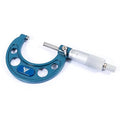 PEC Tools 1-2” Outside Micrometer, Industrial-Grade Precision Measuring Tool, Hardened Steel, High-Accuracy Micrometer with Ratchet Stop & Carbide-Tipped Measuring Faces for Machining & Engineering