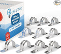 OHLECTRIC Heavy Duty Pipe Strap (10 Pack - 2 Inch) Zinc Plated Conduit Clamps, 2 Hole Steel Rigid Pipe Strap U Bracket, Zinc Coated Tension Tube Clip, Metal Pipe Clamp for Rigid Conduits
