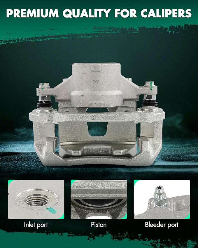 SCITOO Front Right Brake Caliper With Bracket 19B7325 Compatible For Hyundai For Kona Electric 2019,For Hyundai For Sonata 2015-2019,For Kia For Niro EV 2019,For Kia For Optima 2016-2020