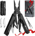 BIBURY Mini Multitool Pliers BI2051AB, Mini EDC Multi Tool with Pocket Clip for Outdoor Survival, Anniversary Birthday Gifts for Men and Women, Gifts for Dad Husband Boyfriend, Essential EDC Gear Tool