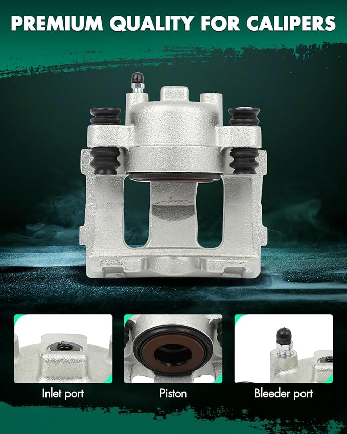SCITOO Front Right Brake Caliper Without Bracket 184339 Compatible For Jeep Cherokee/Comanche, For Jeep Grand Wagoneer 93, For Jeep TJ 97-06, For Jeep Wagoneer 90, For Jeep Wrangler 90-95 97-06