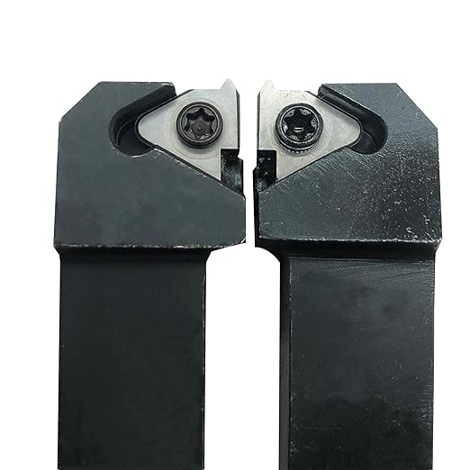 Lather Threading Tool Bit Set External Internal Threading Boring Bars Turning Tool Holders with 11IR AG60 16ER 16IR AG60 Carbide Threading Inserts (2pcs 5/8 Holders + 16ER IR AG60)