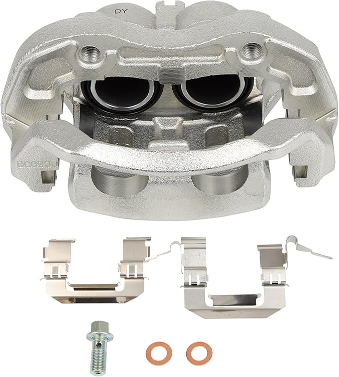 cciyu Front Right Brake Caliper Assembly w/Bracket 19B2871 2003 2004 For Infiniti For M45,2002 2003 2004 2005 2006 For Infiniti For Q45