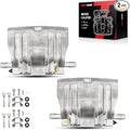 Torchbeam Front Brake Calipers Set for Dodge Charger 2006-2021, Chrysler 300 2005-2021, Dodge Challenger 2009-2021, Chrysler 200 2013-2014, Front Left and Front Right Calipers Replace # 185016+185017
