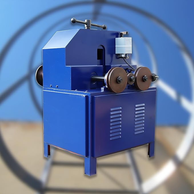 Rolling Tube Bender Machine Heavy-Duty 1500W Electric Pipe Bender 17 Die Set 1400RPM for Stainless Steel/Plastic Pipes Industrial Metal Bending Tool with Safety Lock
