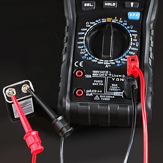 Goupchn Multimeter Test Leads Kit with Alligator Clips Banana Plug to Test Hook Clips Wire Replaceable Precision Sharp Probes Set for Multimeter Electrical Testing