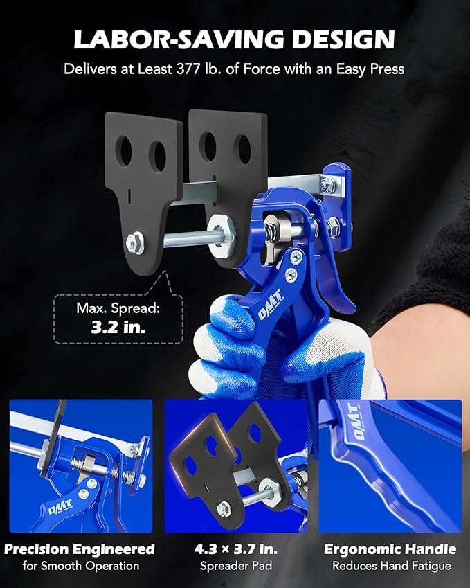 Orion Motor Tech Caliper Piston Compressor Tool, Heavy Duty Brake Caliper Compression Tool for Single Dual Quad Piston Brake Pad Replacement, Disc Brake Piston Compressor Tool for Most Cars & Trucks