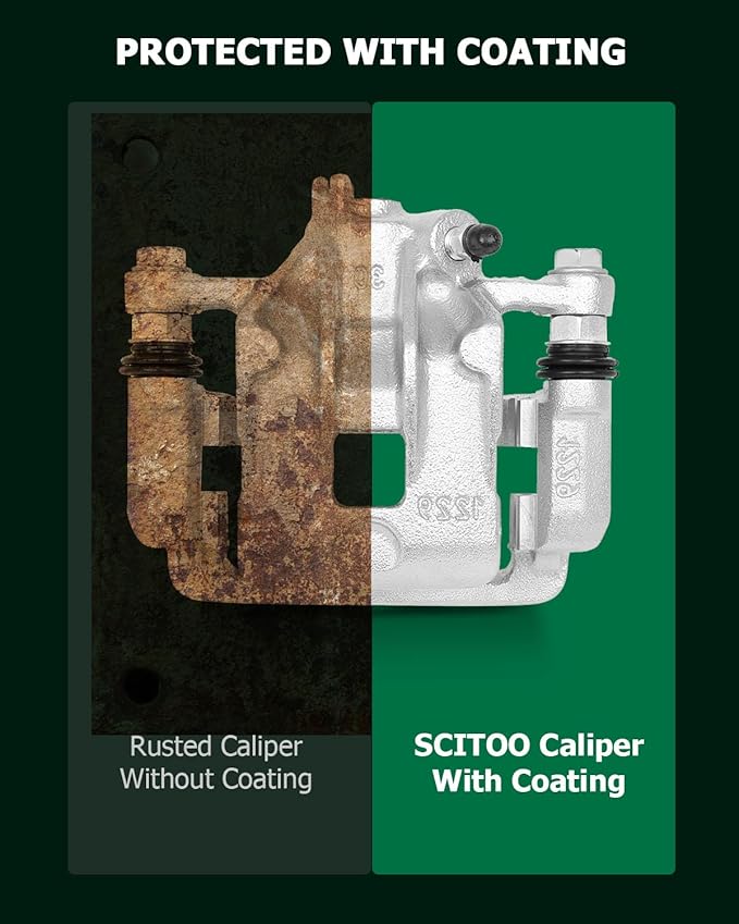 SCITOO Rear Right Brake Caliper With Bracket 19B6282 Compatible For Kia Soul 2010-2013