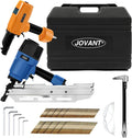 Pneumatic Framing Nailer and Nail Puller,Pneumatic Power Tool Combo Kit with 400 Paper Collated Nails,2-In-1 Pro Preferred Brand of Pneumatic Nailer Gun and Nail Puller Ideal for Framing
