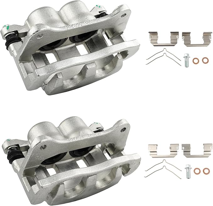 SCITOO 19B6032 19B6033 Front Left & Right Disc Brake Calipers Assembly w/Bracket For Toyota For Venza 2009-2015