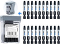 toolant 2 Inch Phillips Bit#3 Magnetic Anti Slip Impact Screwdriver Bits Set,20pcs Insert S2 Steel PH3 Driver Dit Set with CNC Machined Tips for Power Drill