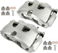 cciyu Front Left & Right Brake Calipers w/Bracket 18B5237 18B5236 2010-2021 For Ford For Expedition,2010-2011 For Ford For F-150,2010-2011 For Lincoln For Mark LT,2010-2021 For Lincoln For Navigator