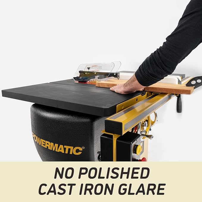 Powermatic ArmorGlide 10-Inch Table Saw, 50-Inch Rip, Extension Table, 5 HP, 230/460V 3Ph (Model PM2000T)
