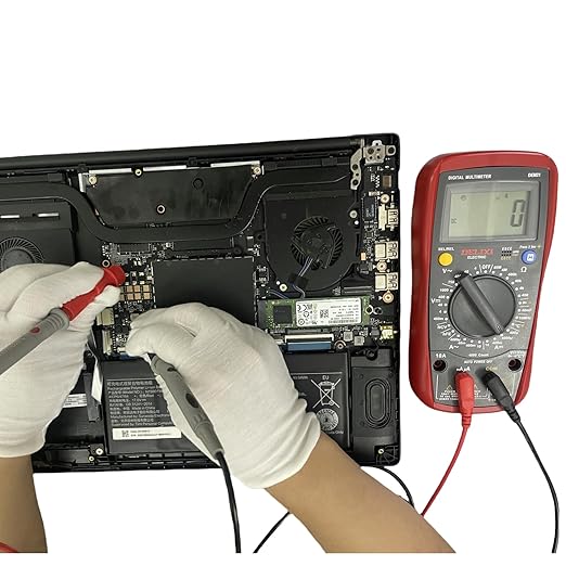 Digital Multimeter Test Leads, 2PCS Crocodile Clips, Professional Probe Kit with Banana Plugs