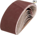 HARFINGTON 4 x 24 Inch Sanding Belts, 20 Pcs 400 Grits Aluminum Oxide Abrasive Belt Sander File Belt for Woodworking, Metal Polishing, Knife Sharpener