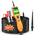 KZYEE KM05 Power Circuit Probe Tester, 12V/24V Automotive Diagnostic Test Tool, Digital Multimeter, Short/Open Circuit Finder, AC/DC Voltage, Continuity, Diode, Resistance Test, Current Probe Kit