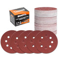 100Pcs 400 Grit Sanding Discs 5 Inch 8 Hole: Woodworking/Metalworking Round Fine Hook and Loop Sandpaper for Random Orbital Sander