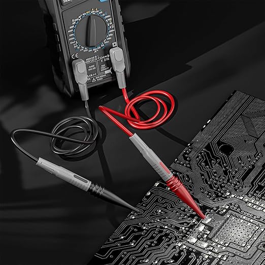 Goupchn Multimeter Test Leads Kit 8PCS Test Cable Set with Alligator Clips, Test Probes for Fault Location, Electronics Repairing