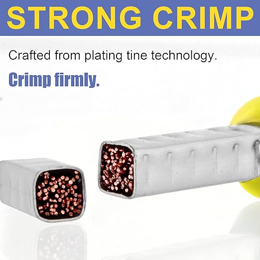 haisstronica 1000PCS Wire Ferrules Connectors,Blue AWG20 Wire End Ferrule Terminals,Crimp Pin Cord End Terminals