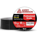 Avery Dennison Electrical Tape ¾ in x 99 ft, 3 Rolls Professional Grade PVC Electric Tape, UL/CSA Listed Insulating Vinyl Tape for Electrical, Repairs, Automotive and Equipment, Pro-43, Black
