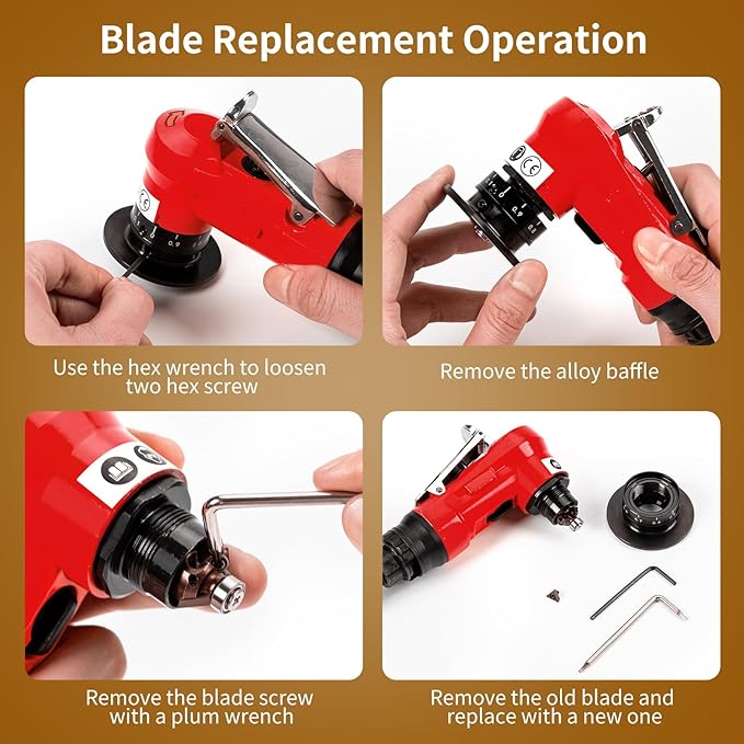 2 in 1 Pneumatic Chamfering Tool- Mini Air Chamfer Tool with Multi-Angle Chamfering Kit,45 Arc Corner Deburring Beveling Chamfer Machine for Metal, Acrylic,Woodworking (Red)
