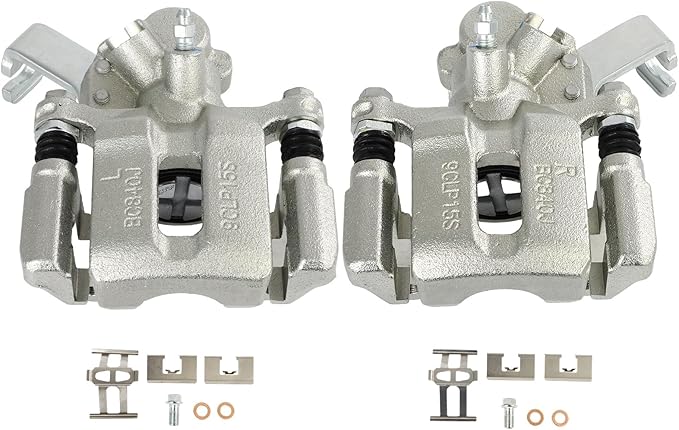 SCITOO Rear Brake Calipers With Bracket 19B3496 19B3497 Compatible For Suzuki For SX4 2007-2013