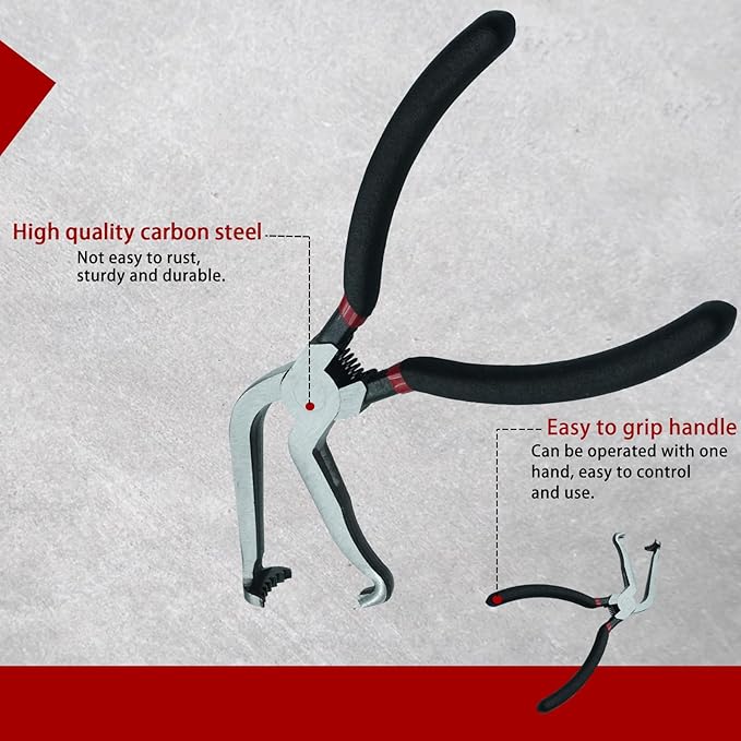 Upgraded Electrical Disconnect Pliers 37980,60 Degree,Automotive Electrical Tools，Electrical Connector Pliers for Cars,Easily Disconnect The Locking Push Tab Electrical Connector