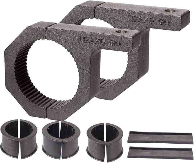 Roll Bar Clamps-2Pack,Tube Clamp 2.25inch 2.375inch 2.5inch 2.625inch Bull Bar Mounting Bracket Available Diameter Bar (2.25~2.625" Clamp)