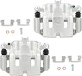 cciyu Front Left & Right Brake Calipers Assembly w/Bracket 19B3102 19B3103 2009-2014 For Acura For TL,2015-2018 For Acura For TLX,2006-2014 For Honda For Ridgeline