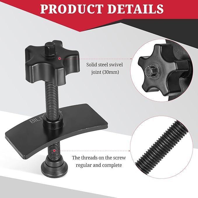 BILITOOLS Brake Caliper Compression Tool Heavy Duty Disc Brake Caliper Piston Pad Compressor Spreader Tool
