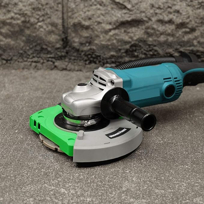 Diment Power Universal Surface Grinding Dust Shroud for Angle Grinder 7-Inch. Collect Grinding Dust-Wood, Stone, Cement, Marble, Rock,Granite, Concrete