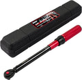 3/8-Inch Torque Wrench, Dual-direction Torque Wrenches 10-100ft.lb/13.6-135.6Nm, 72-Tooth Dual Range Scales Torque Wrench with Quick Release Reversible Head