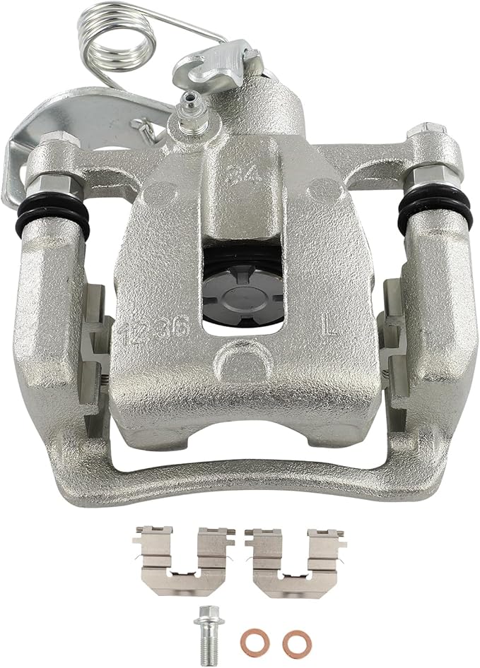 SCITOO 19B6793 Rear Left Disc Brake Caliper Assembly w/Bracket For Dodge For Attitude 2012-2014,For Hyundai For Accent 2012-2017