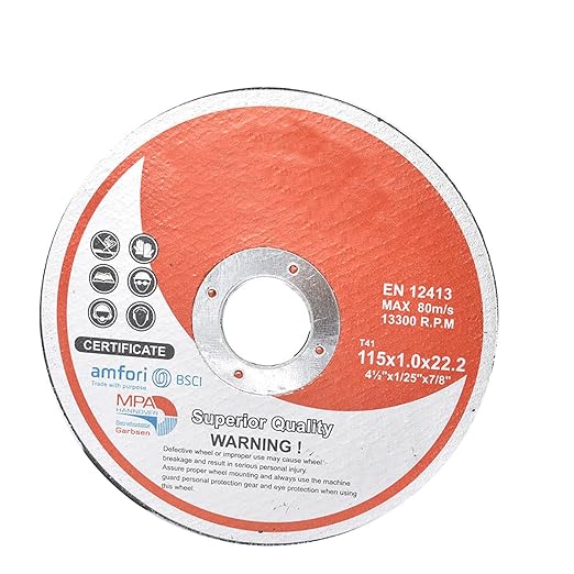 50 Pack 4-1/2"x.040 x7/8" Cut Off Wheel - Metal & Stainless Steel Thin Cutting Discs