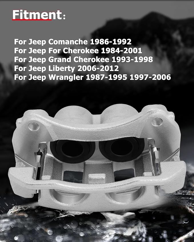 cciyu Front Right Brake Caliper Assembly w/Bracket 18B4951 2005 2006 For Chevy For Equinox,2006 For Pontiac For Torrent,2004 2005 2006 2007 For Saturn For Vue