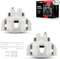 Torchbeam 2PCS Rear Driver and Passenger Side Brake Caliper for Jeep for 1999-2004 Grand Cherokee Disc Brake Caliper Assembly with Bracket Replace #18B4819+18B4818