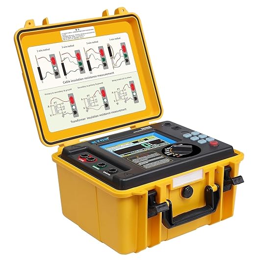 ETCR3500B Digital High Voltage Insulation Resistance Meter Tester High Voltage Megohm Meter with Max Range 10kV 10TΩ 5mA