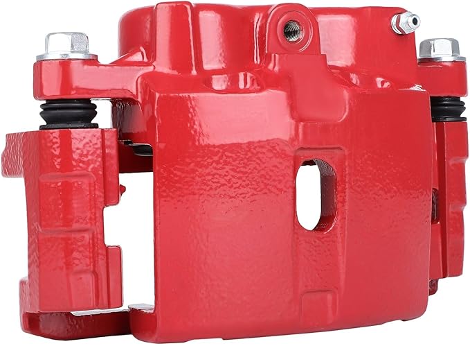 SCITOO 18-B4728 Disc Brake Caliper Assembly with Bracket Red Fit For Cadillac 2002-2006,For Chevrolet 1999-2013,For GMC 1999-2013,For Hummer 2003-2009