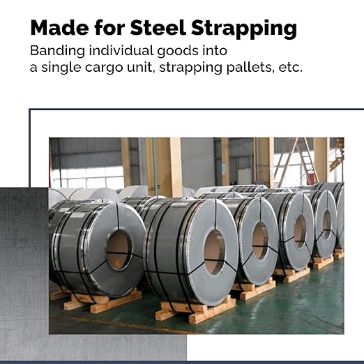 IDL Packaging - S-296 Heavy Duty High Tensile Feed-Wheel Tensioner for 3/8" to 3/4" Steel Strapping