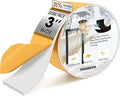 Pipe Insulation Tape, Foam Insulation Tape for Outdoor Pipes Winter Freeze Protection, Foam Pipe Insulation Wrap, Heat Tape for Water Pipes, Copper Pipes, PVC, AC Line, 3in x 15ft, White