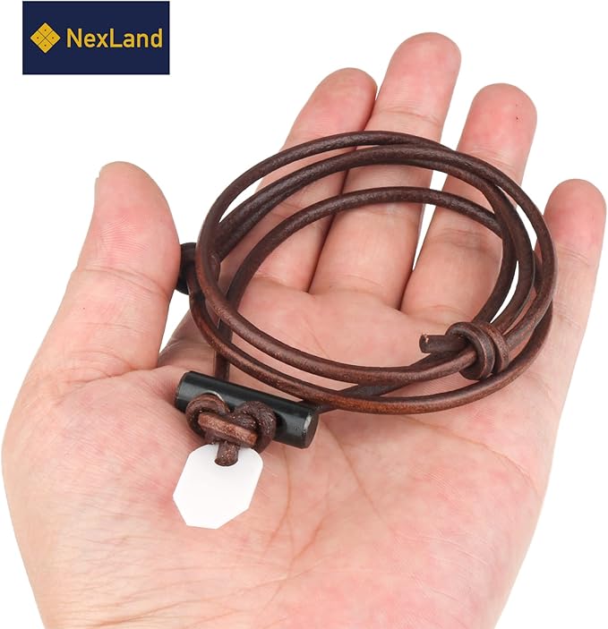 FNL Ceramic Fire Starter Necklace Leather Cord