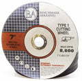 Benchmark Abrasives 7 Inch Aluminum Oxide Thin Type 1 Grinder Cut Off Wheels for Metal and Stainless Steel .045" Thick 7/8" Arbor, Angle Grinder Cutting Disc, Grinding Cutting Wheel - 25 Pack