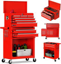 8-Drawer High Capacity Rolling Tool Chest, Removable Cabinet Storage Tool Box with Wheels and Drawers