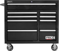 Homak PRO II Series 41” 9-Drawer Roller Cabinet, Black, BK04041092