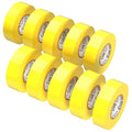 OHLECTRIC Professional Grade Vinyl Electrical Tape (10 Pack) Yellow - 7 Mil Thick Flame-Retardant, Heat & Weather Resistant 3/4 Inch x 60 Feet | Ideal for Contractors & Electricians